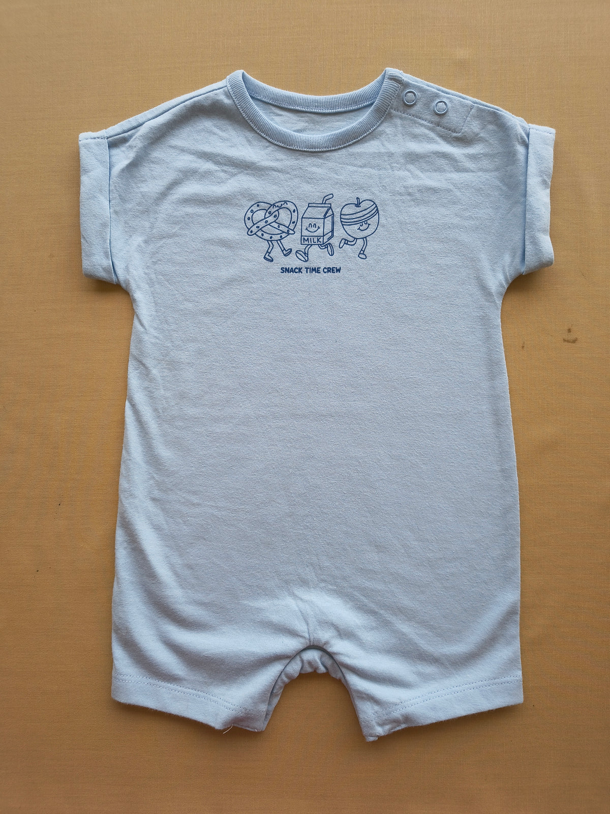 Snacks crew half romper
