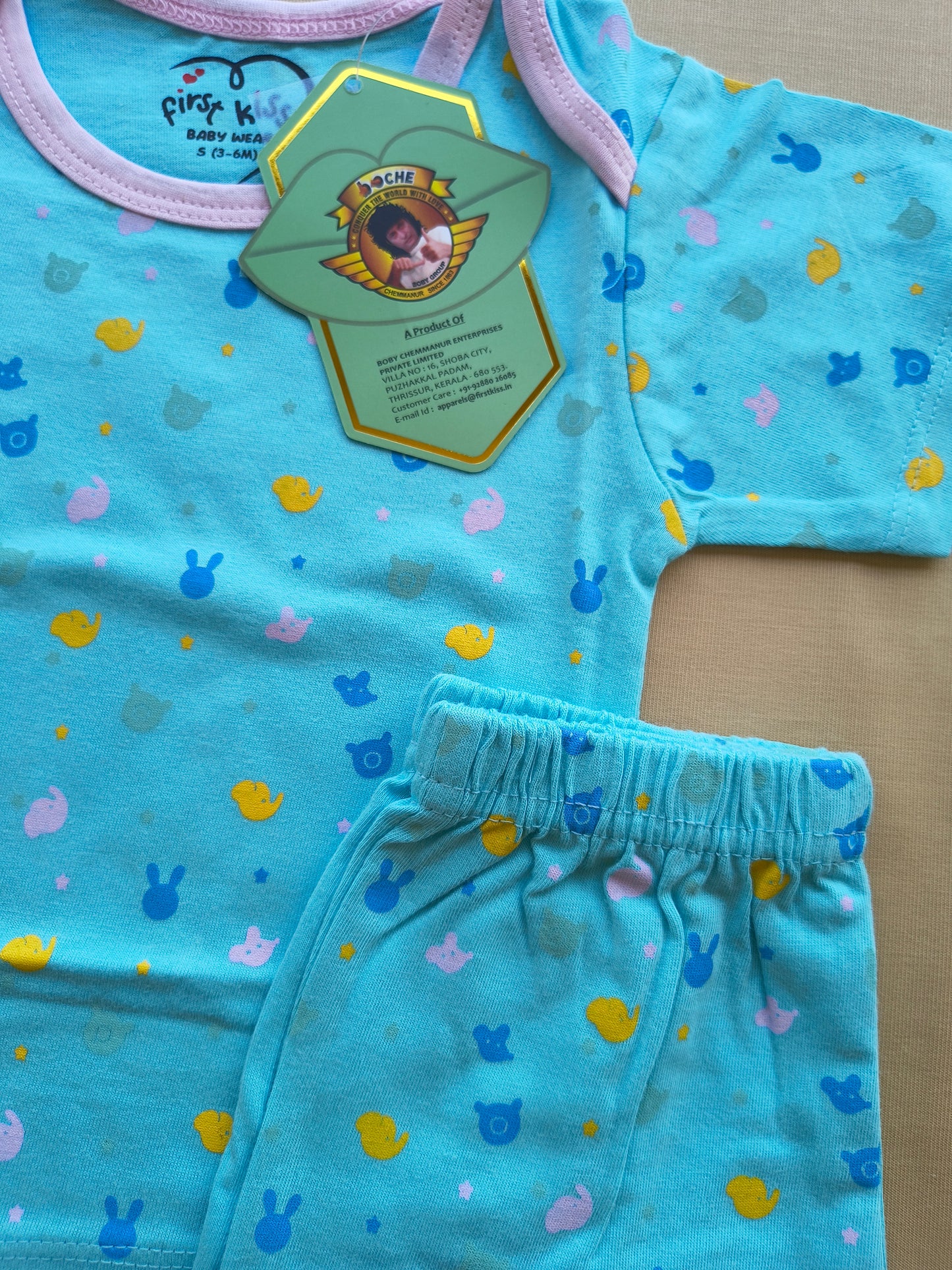 Playtime blue cotton set