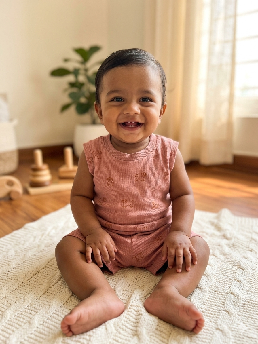 Sleeveless cotton co ords set