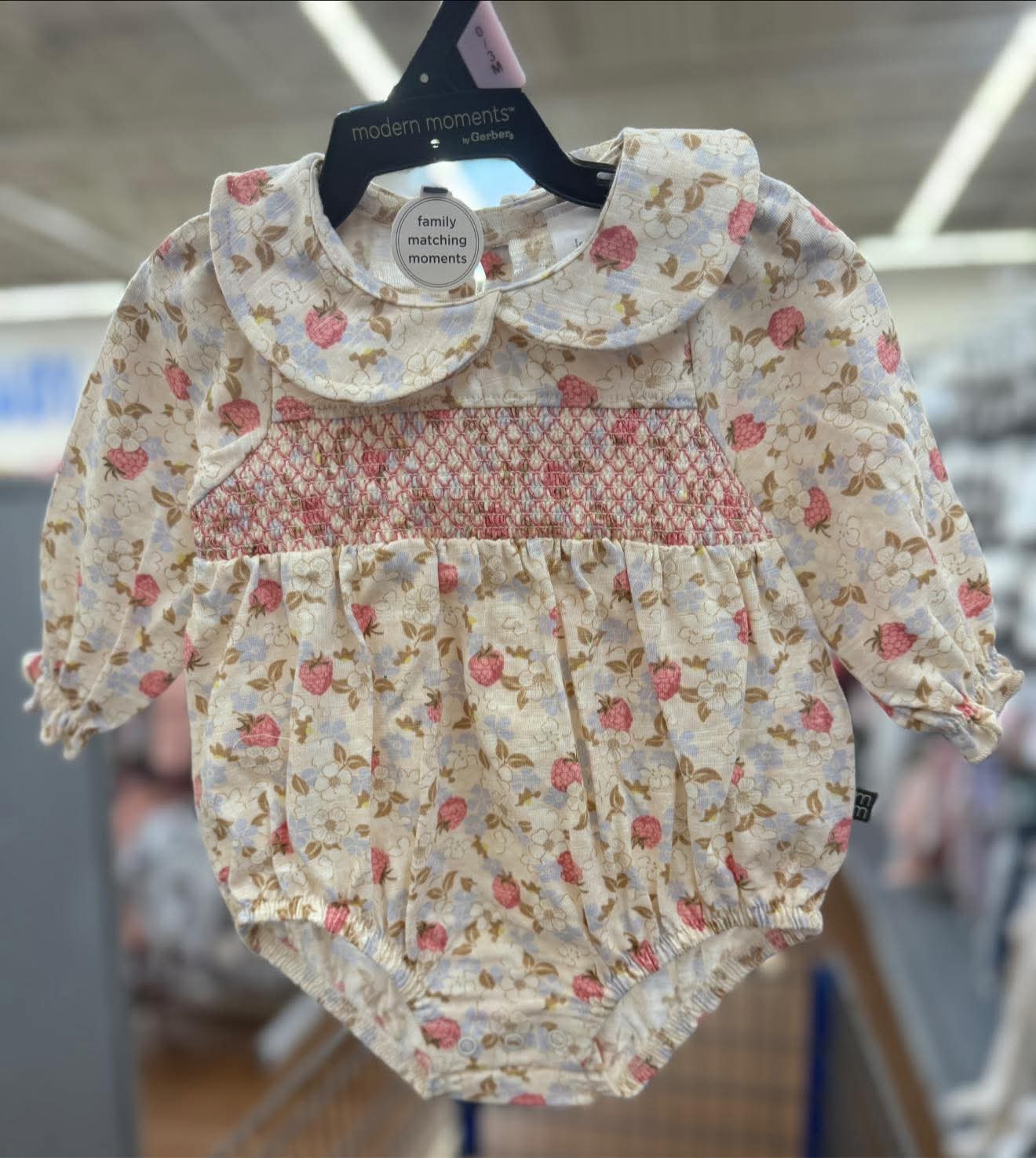 Blossom Berry bubble romper