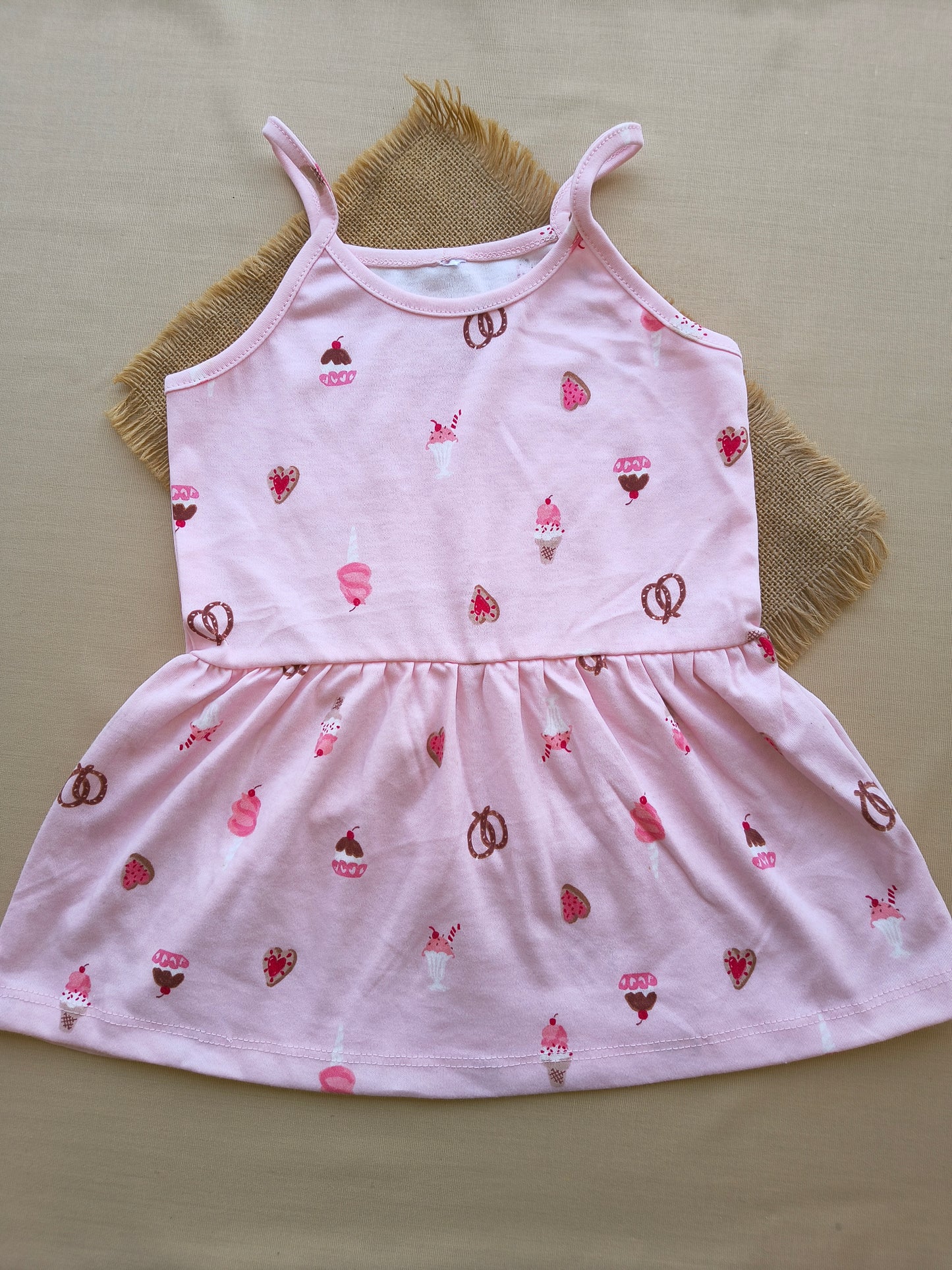 Pastry spaghetti Frock