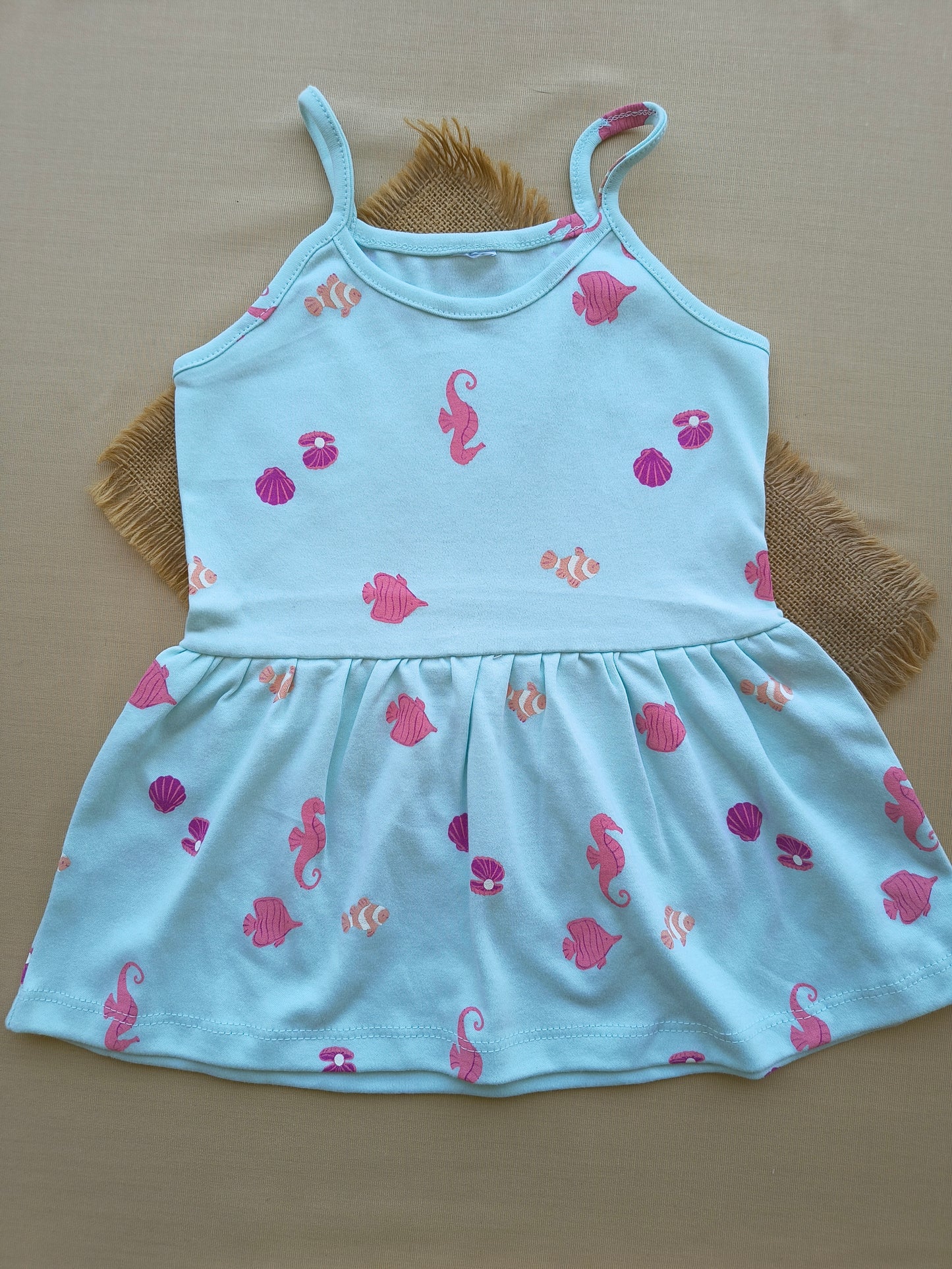 Seashine spaghetti Frock