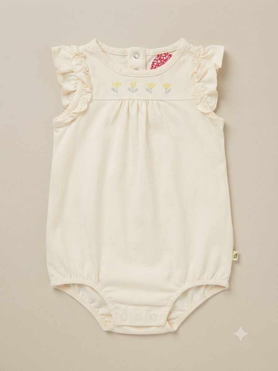 Icy girl frill romper