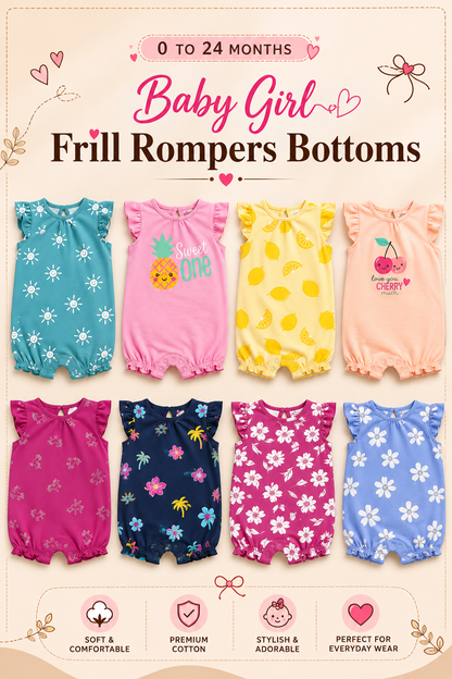 Icy girl frill romper