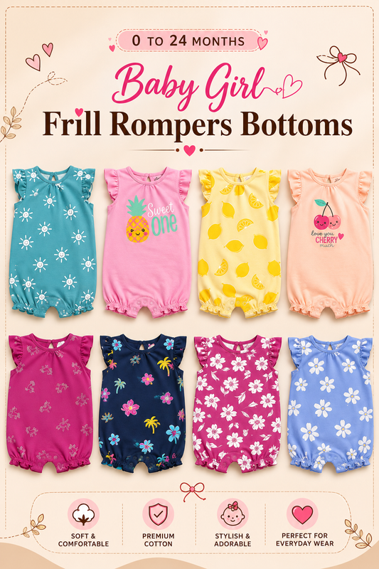 Icy girl frill romper