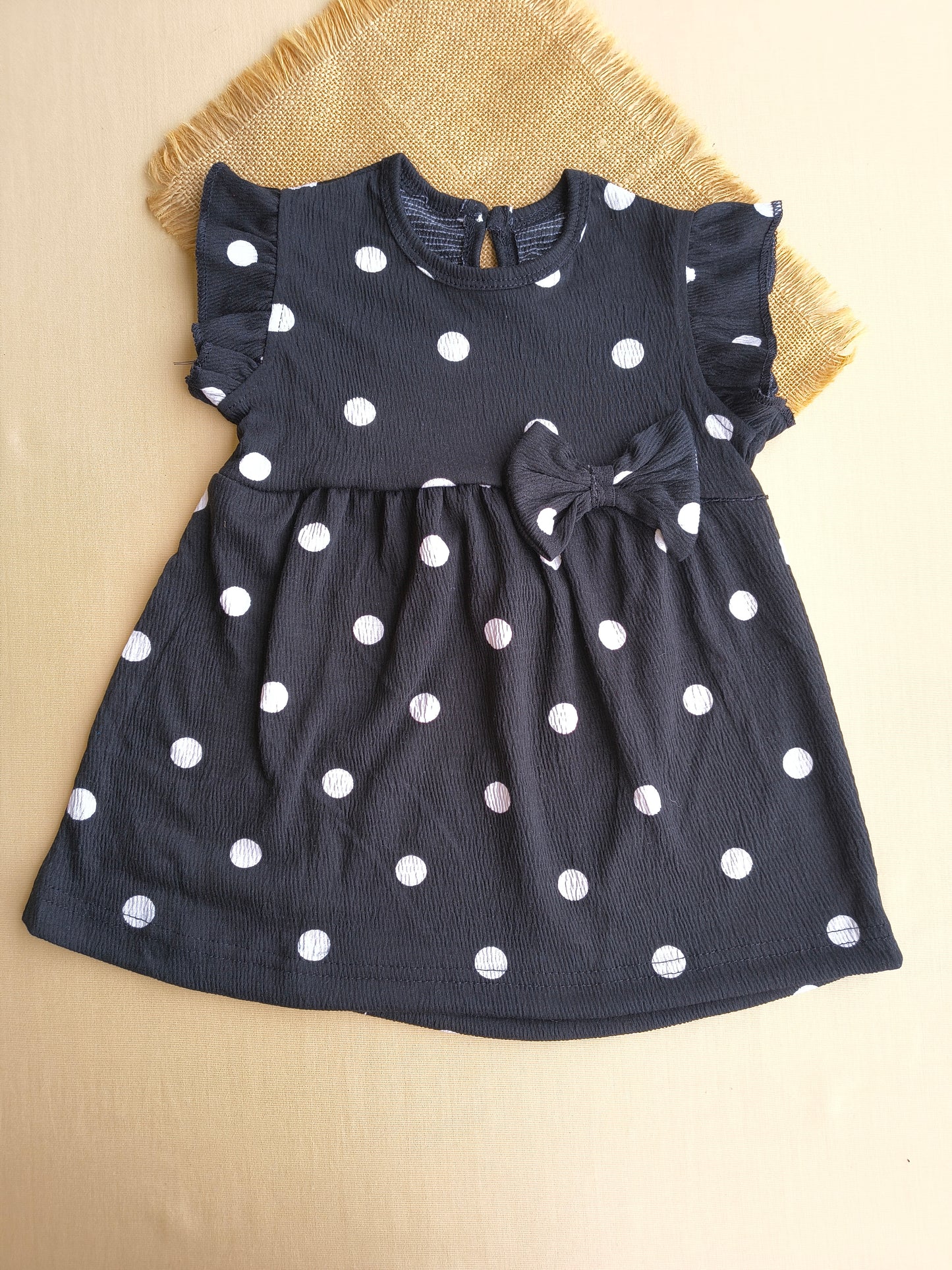 Polka Black Frock