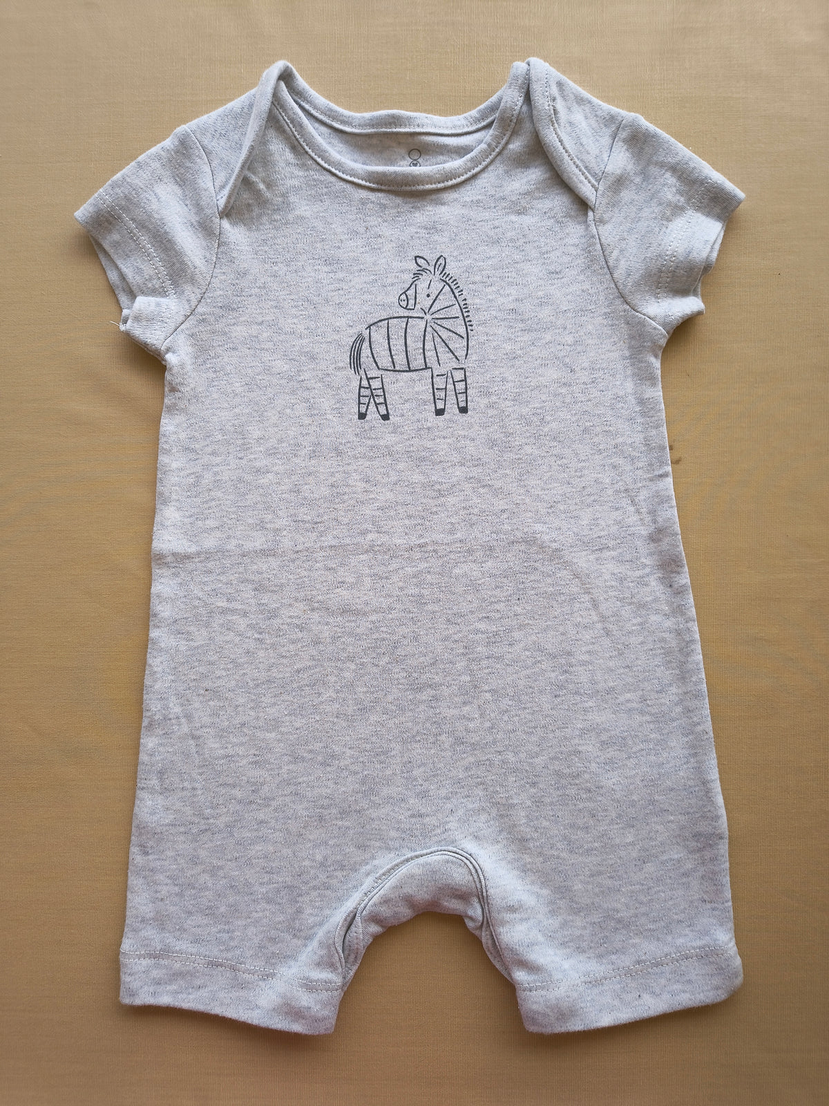 Zebra Baby Half romper