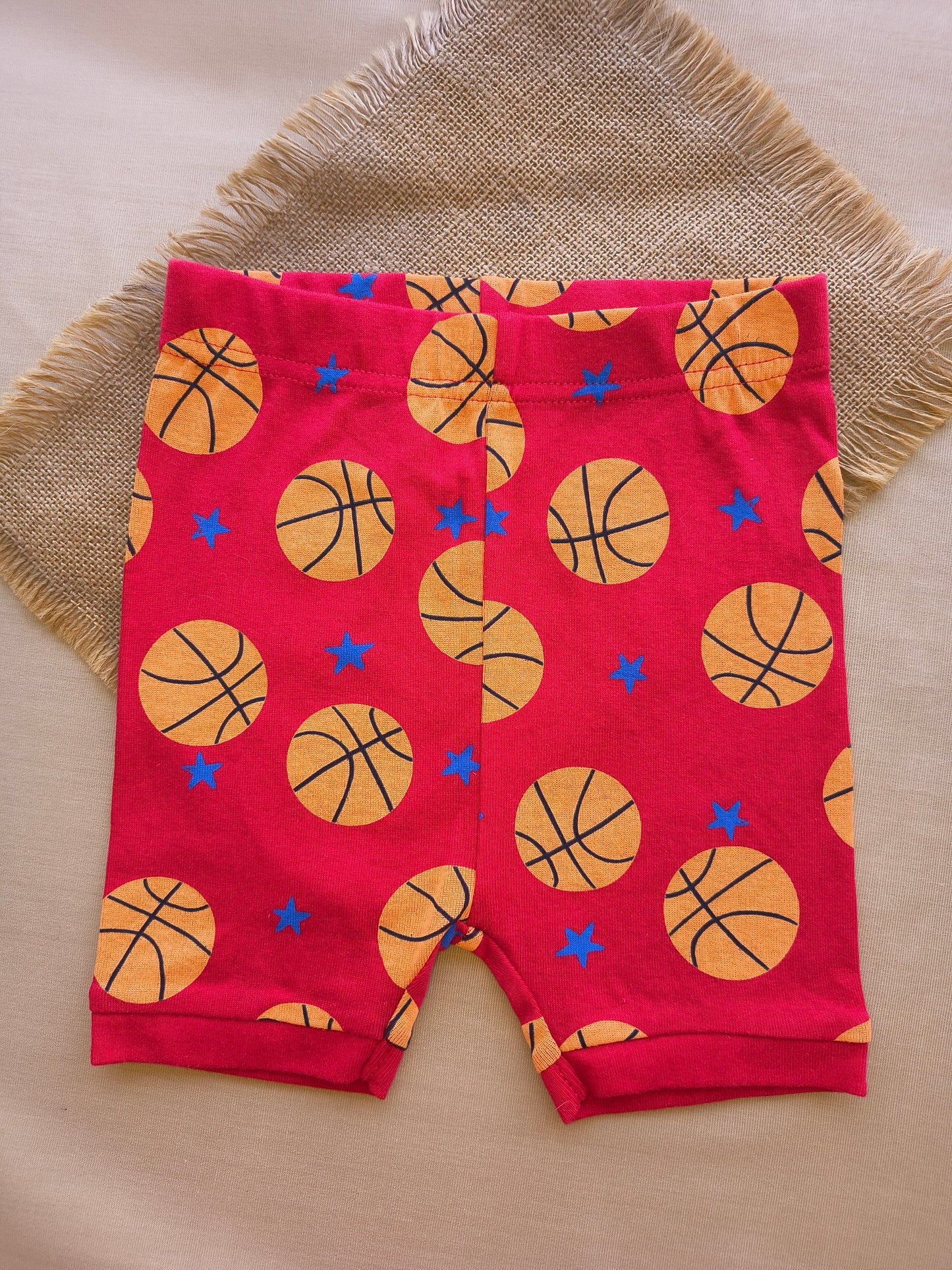 Red Ball cotton shorts