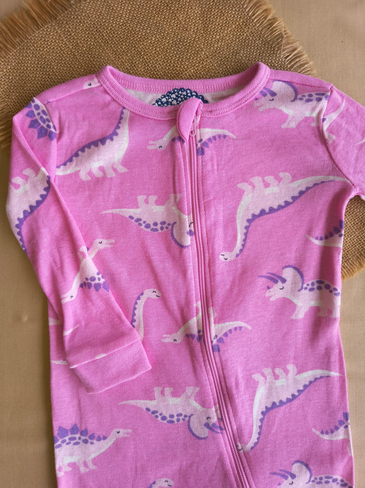 Pinkasauras Footless jumpsuits