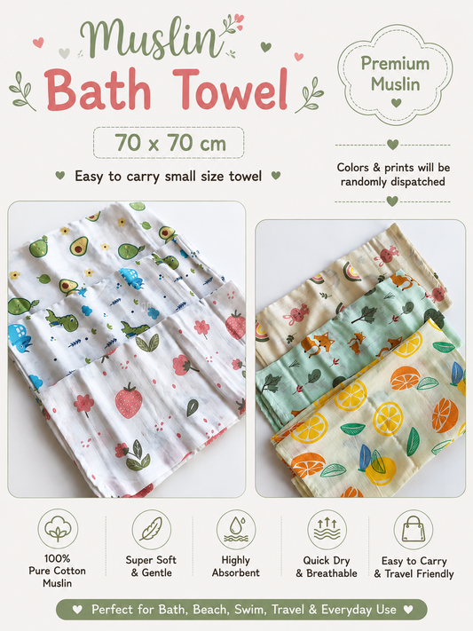 Muslin Bath towels