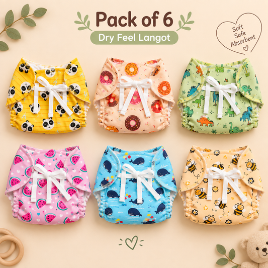 Dryfeel langot pack of 6