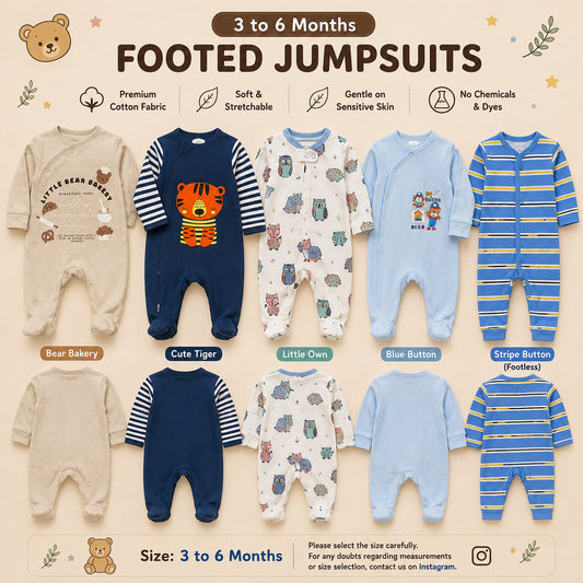 3 to 6 months premium jumpsuits
