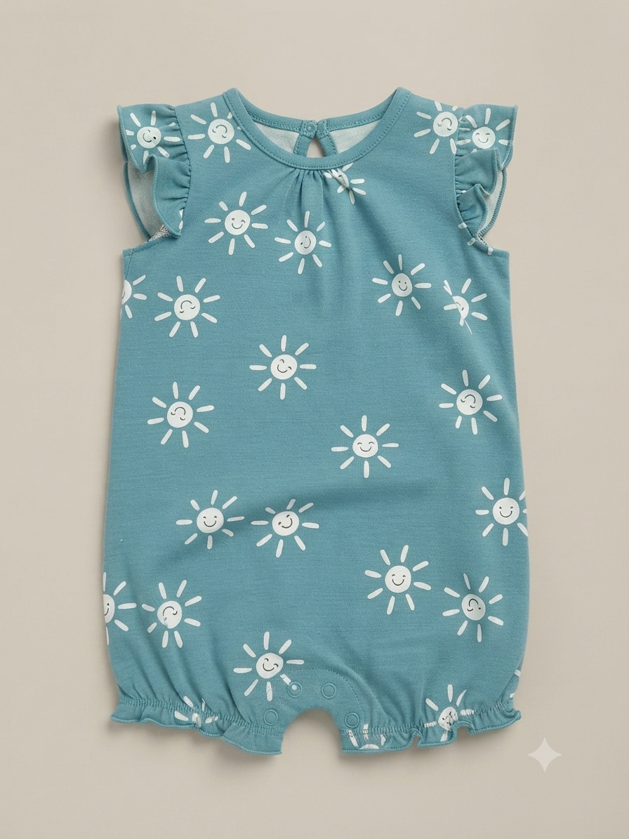 Icy girl frill romper
