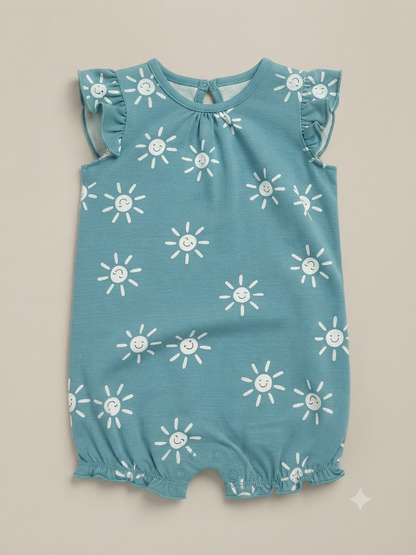 Icy girl frill romper