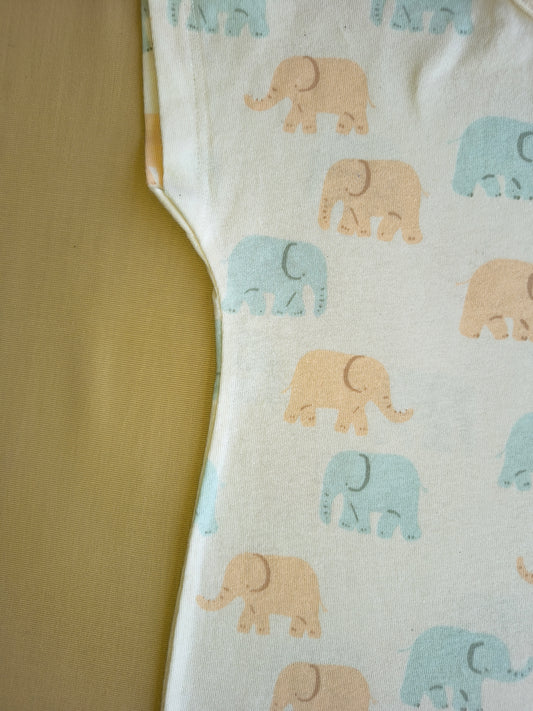 Lovely elephants half romper