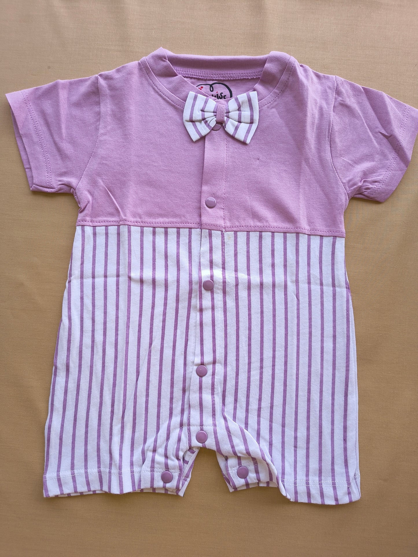 Bow Stripe romper