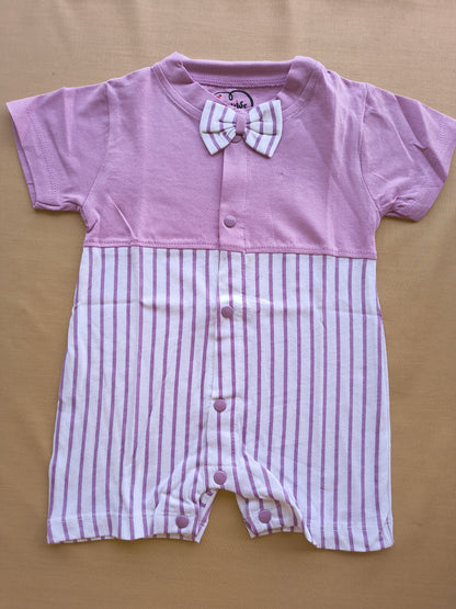 Bow Stripe romper