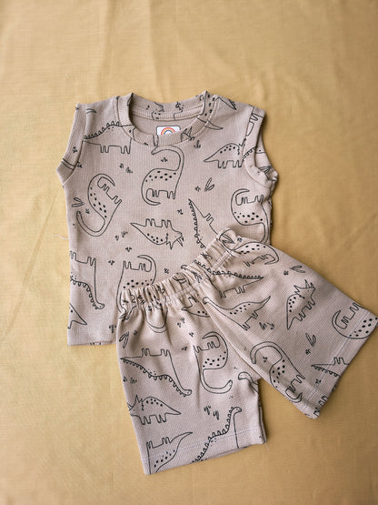 Sleeveless cotton co ords set