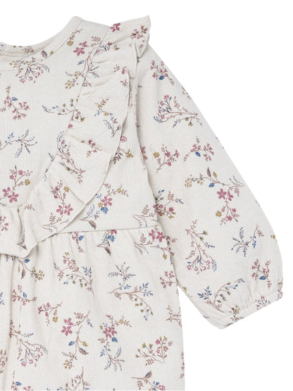 Ruffle Floral romper dress