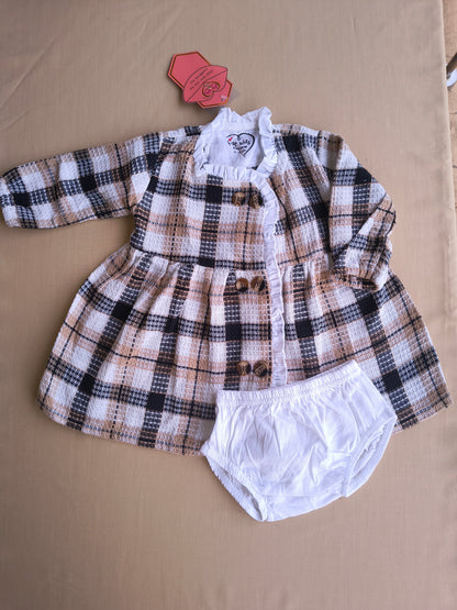 Korean girl bloomer frock set