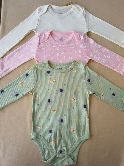 Combo Rompers pack of 3
