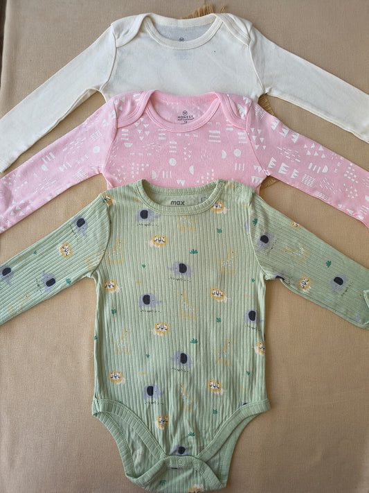 Combo Rompers pack of 3