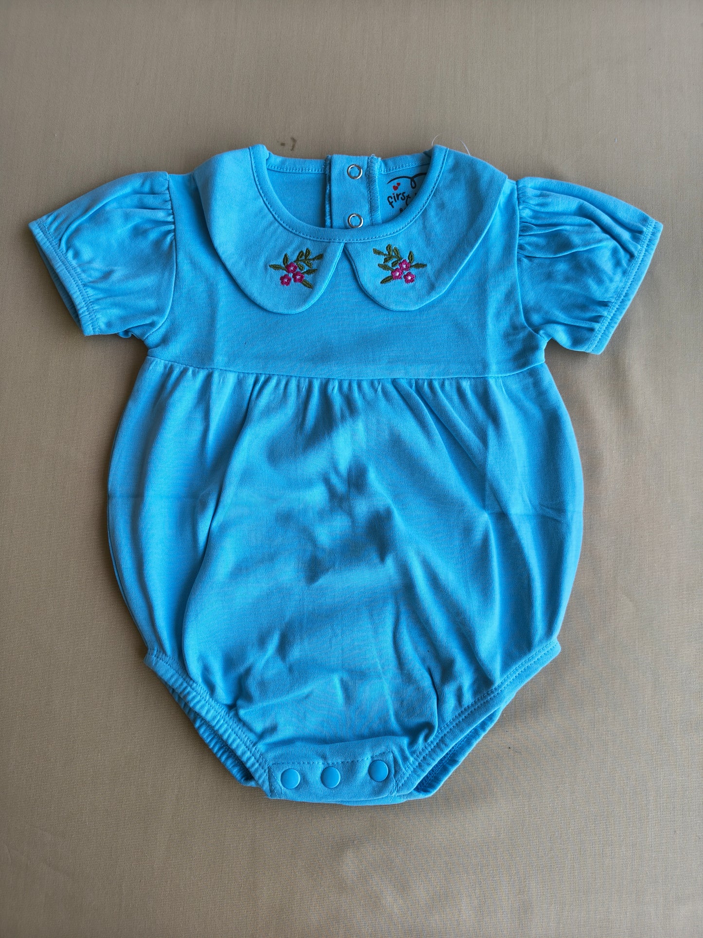 Blue Cute Frill romper