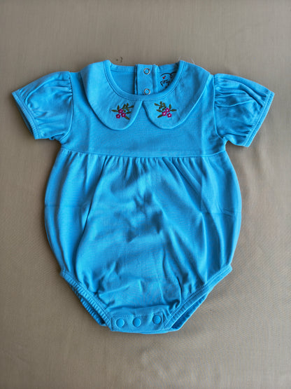 Blue Cute Frill romper