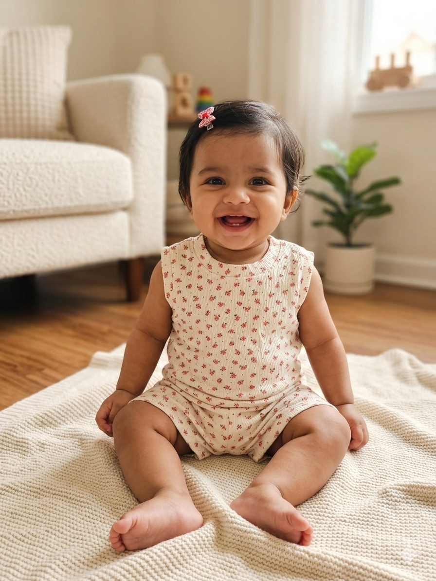 Sleeveless cotton co ords set