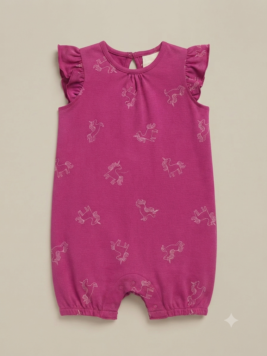 Icy girl frill romper
