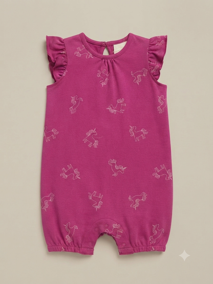 Icy girl frill romper