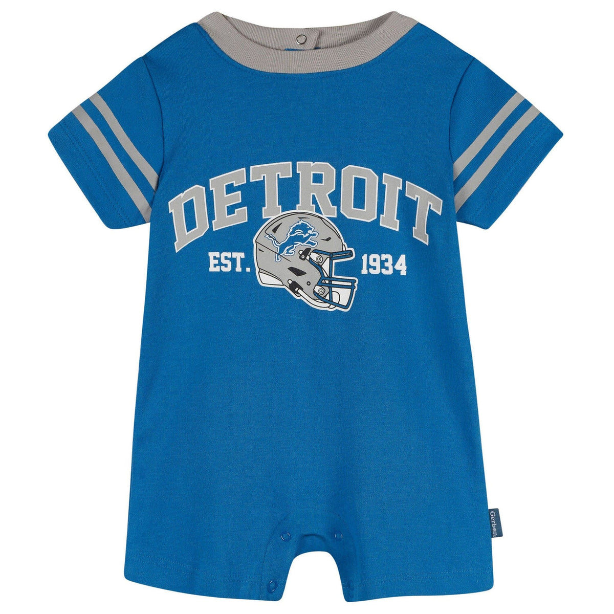 Detroit Blue half romper