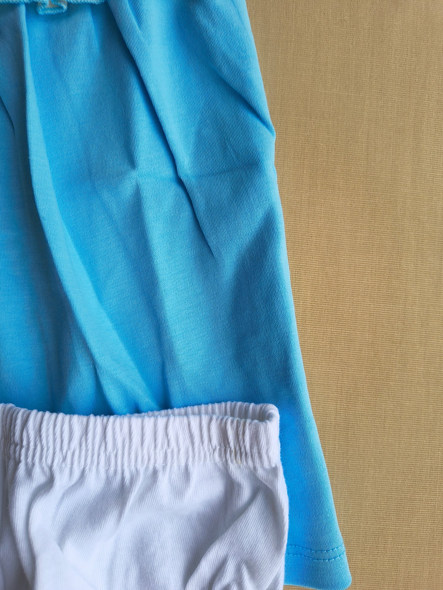Blue bloomer top set