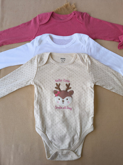 Combo Rompers pack of 3