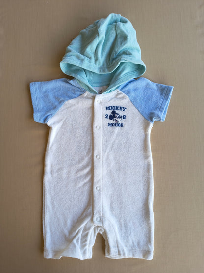 Mickey Winter Hooded Romper