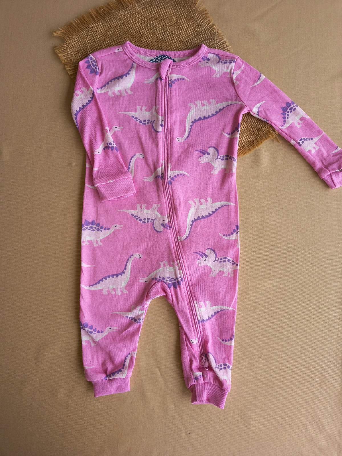 Pinkasauras Footless jumpsuits
