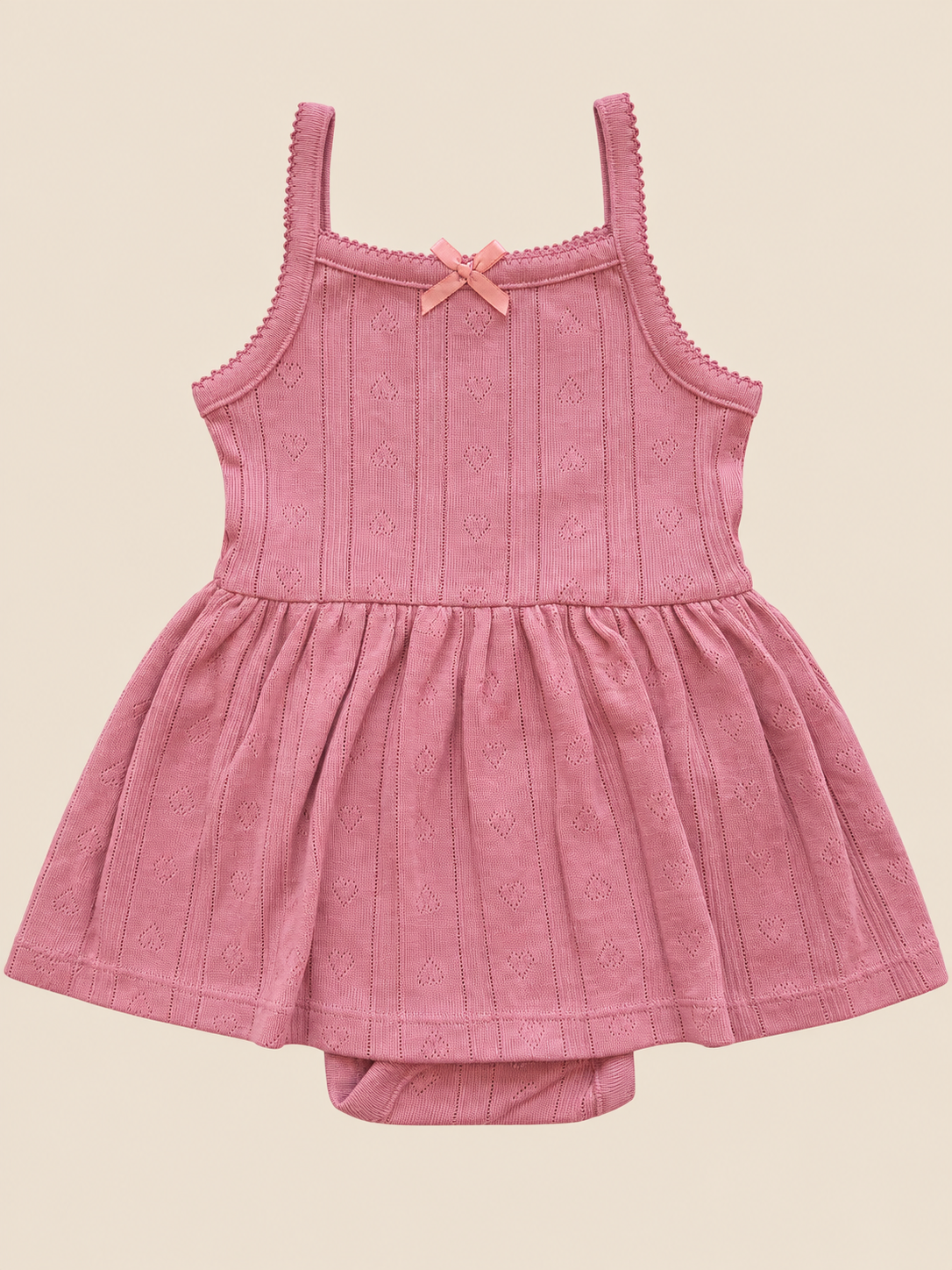 Buttersoft Salmon peach Frock romper