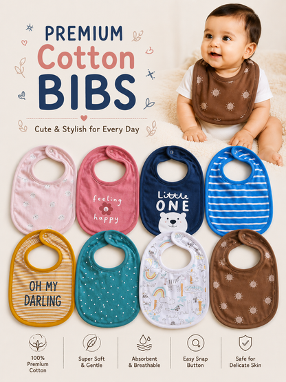 Cotton round Bibs