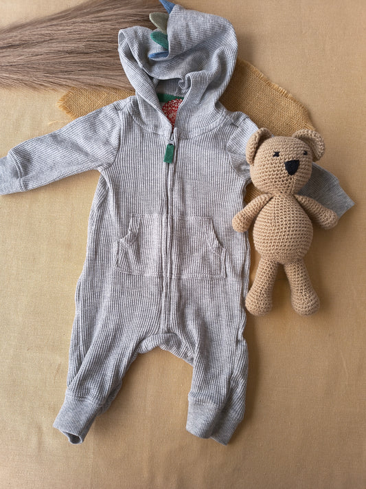Footless hooded Jumpsuits