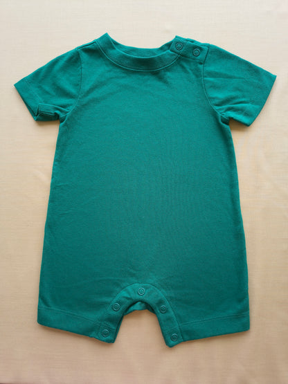Evergreen little Half romper