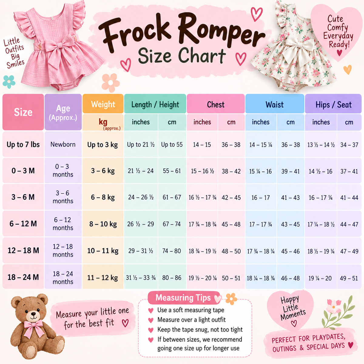 Buttersoft Salmon peach Frock romper