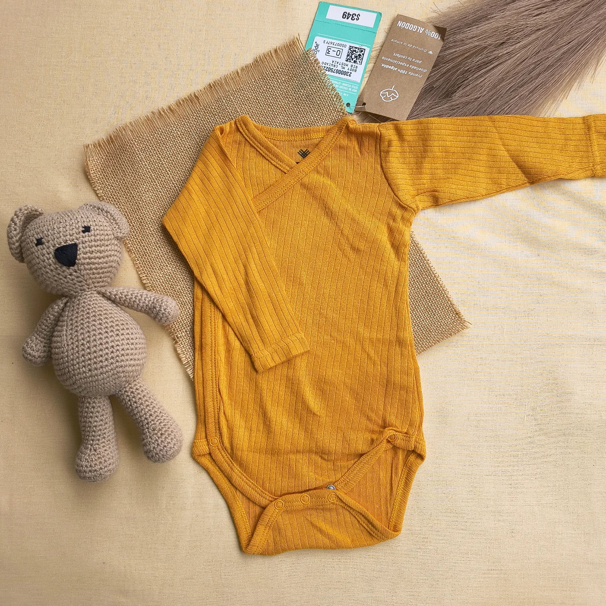 Mustard Branded bodysuit