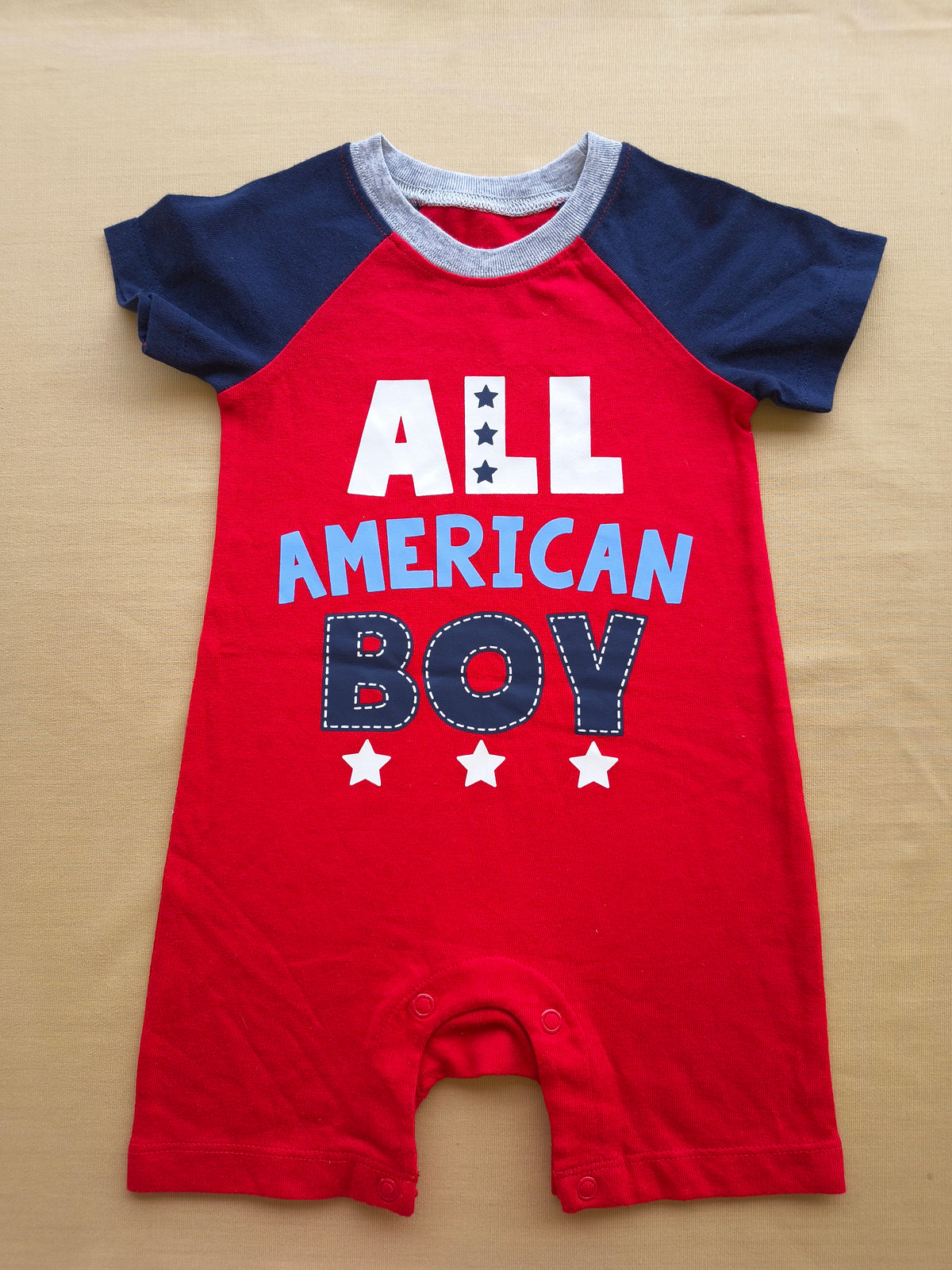 Red ♥️ Boy half romper