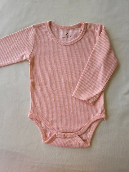Peach Ribb bodysuit