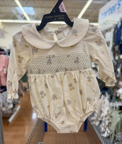 Vintage petals Bubble romper