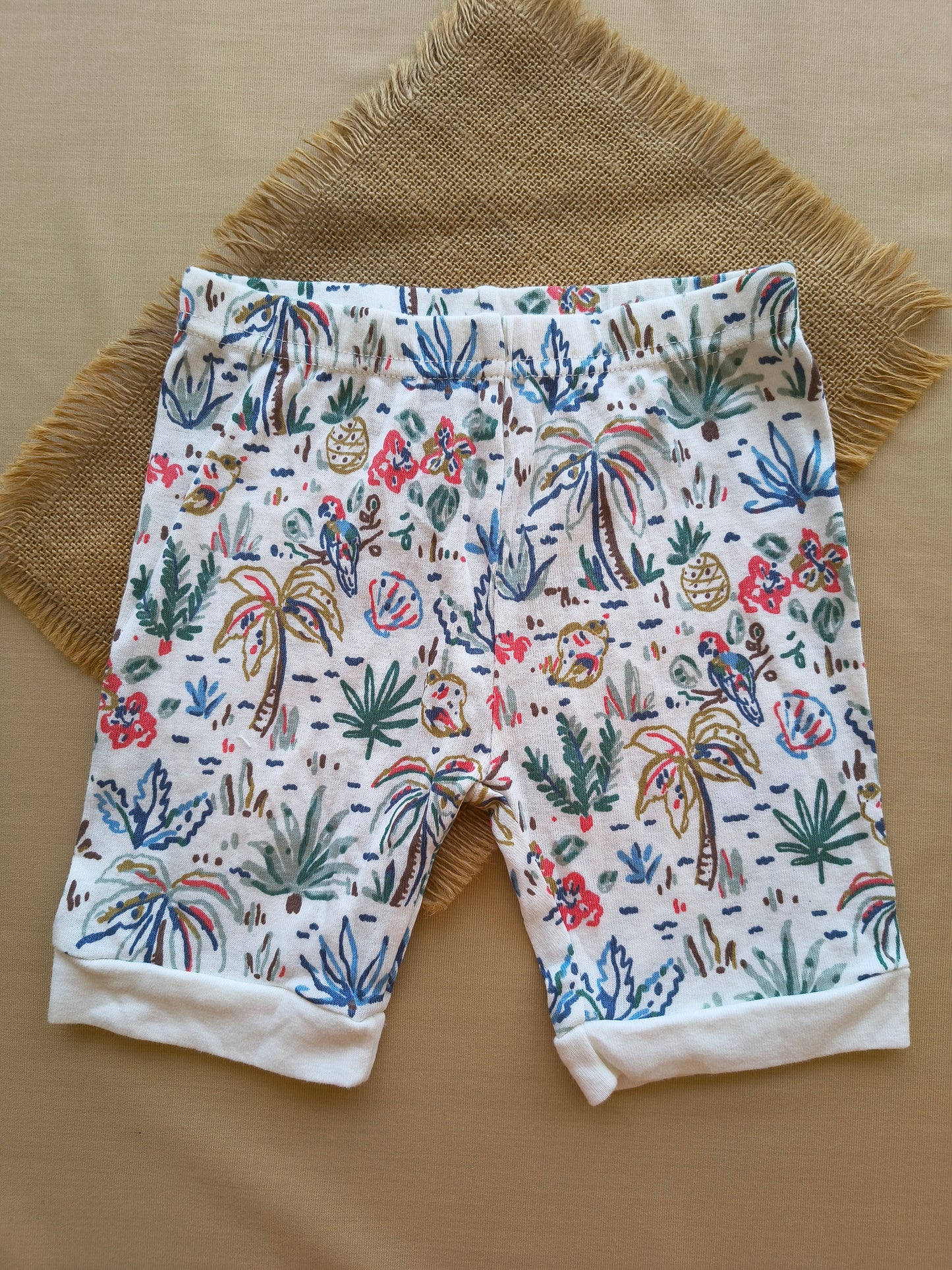 Forest cotton shorts