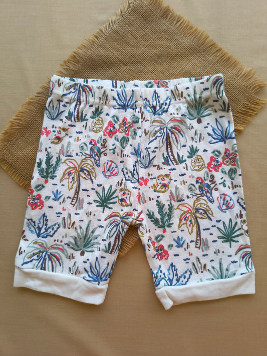 Forest cotton shorts