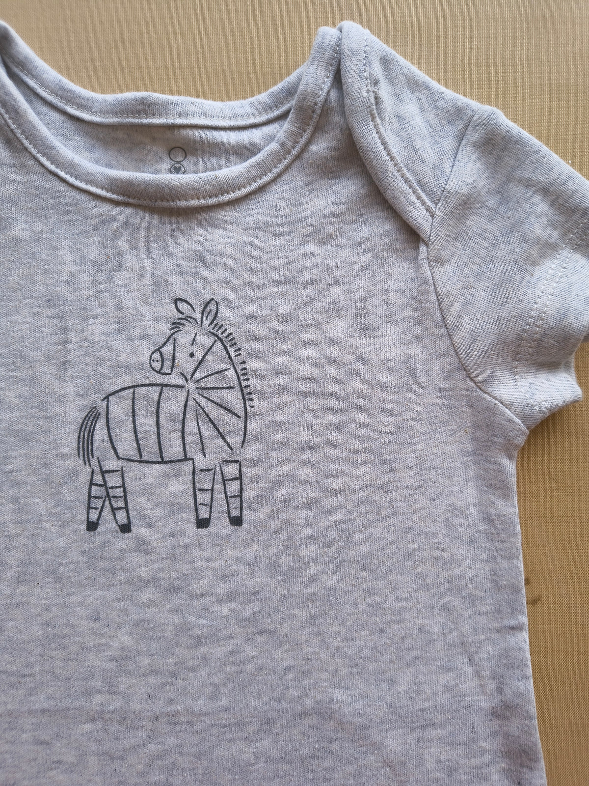 Zebra Baby Half romper