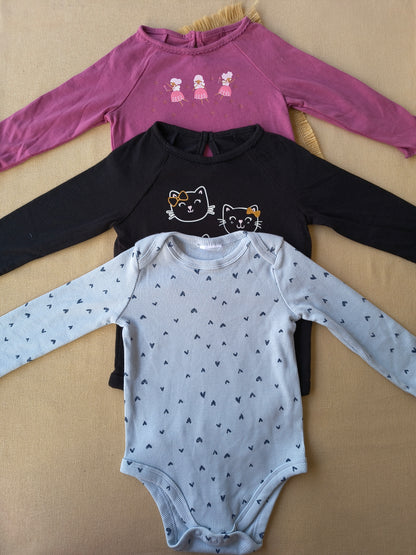 Combo Rompers pack of 3