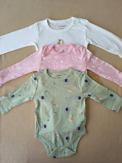 Combo Rompers pack of 3